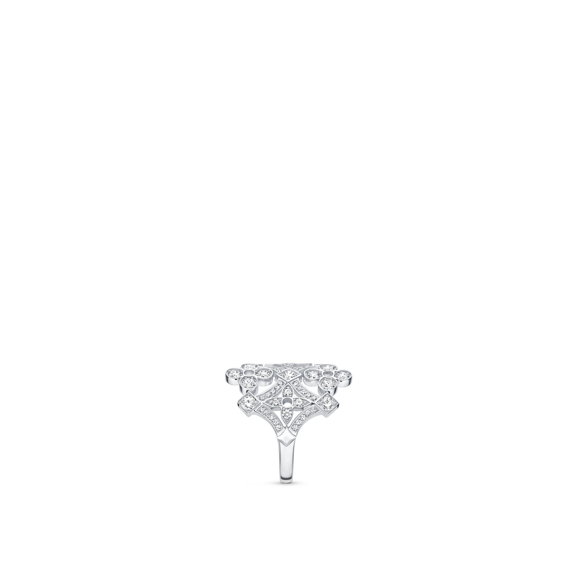 Dentelle großer Ring, Weißgold und Diamanten  Schmuck Kategorien Alle Schmuckstücke | LOUIS VUITTON (Zoom)