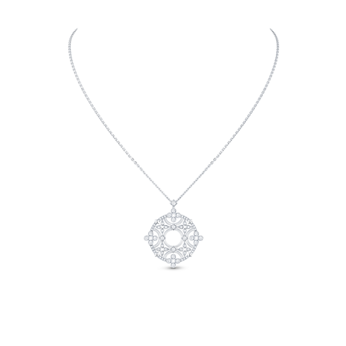 Dentelle Medallion, Weißgold und Diamanten Schmuck Kategorien Alle Schmuckstücke | LOUIS VUITTON (Zoom)
