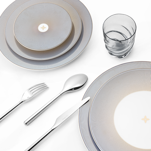 Dichroic Set mit 2 Desserttellern Trunks, Reisen und Wohnen Wohnen und Art of Dining Art of Dining | LOUIS VUITTON (Zoom)