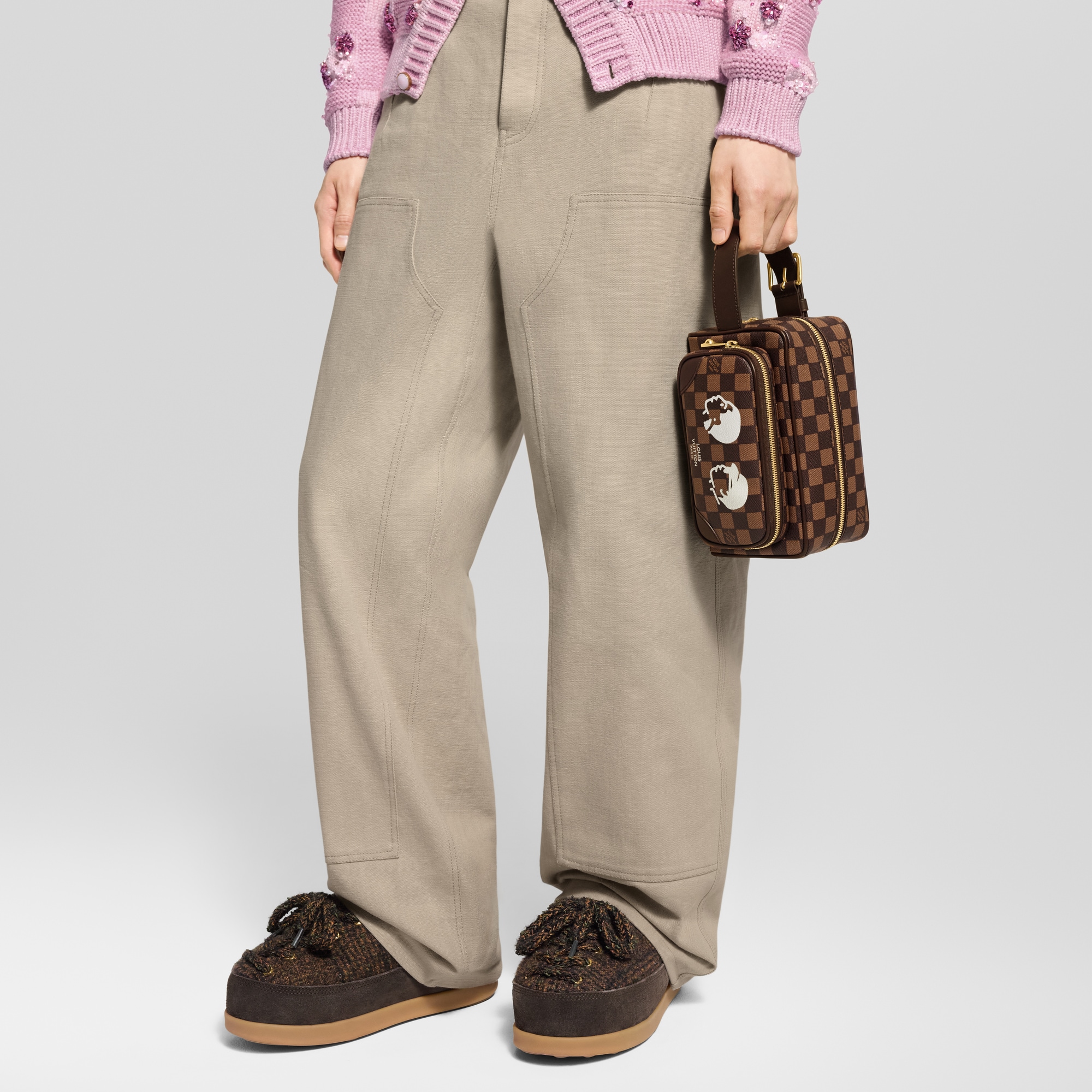 Dopp Kit Damier Ebene Canvas Herren Reisegepäck Reiseaccessoires | LOUIS VUITTON (Zoom)