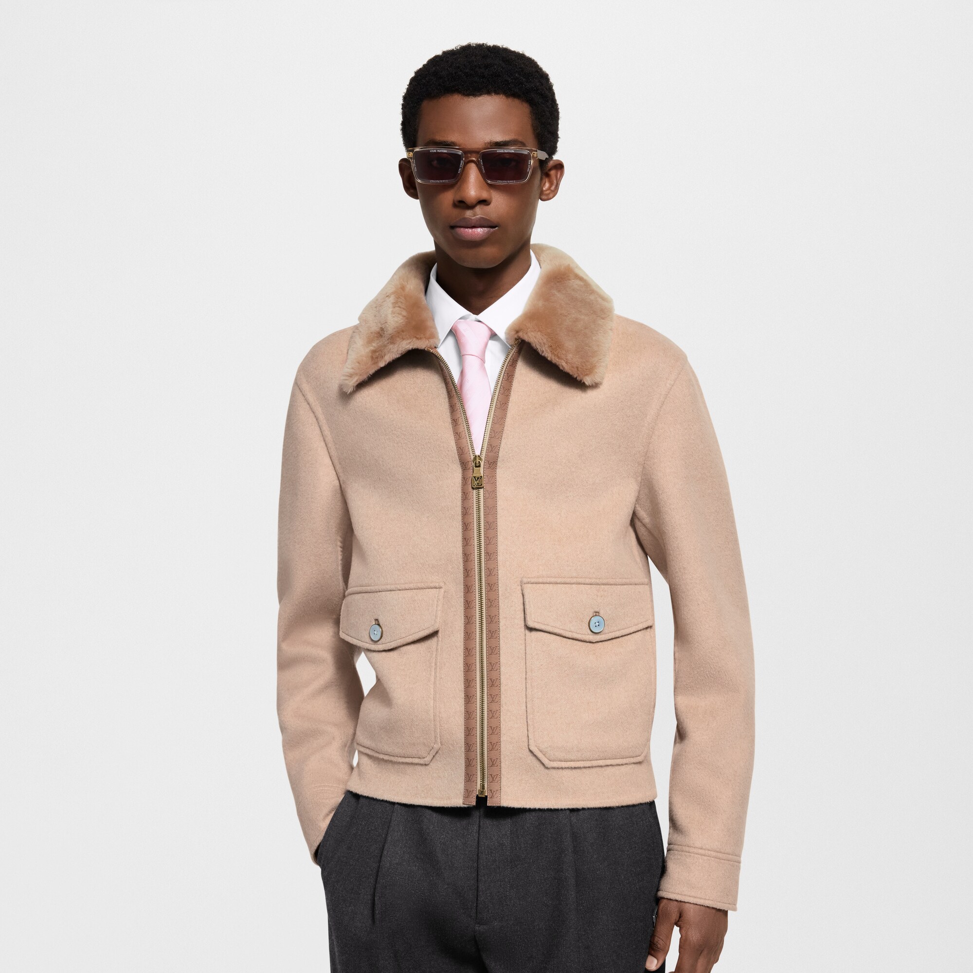 Double Face Blouson aus Vicuña-Kaschmirgemisch  Herren Ready to Wear Jacken und Mäntel | LOUIS VUITTON (Zoom)
