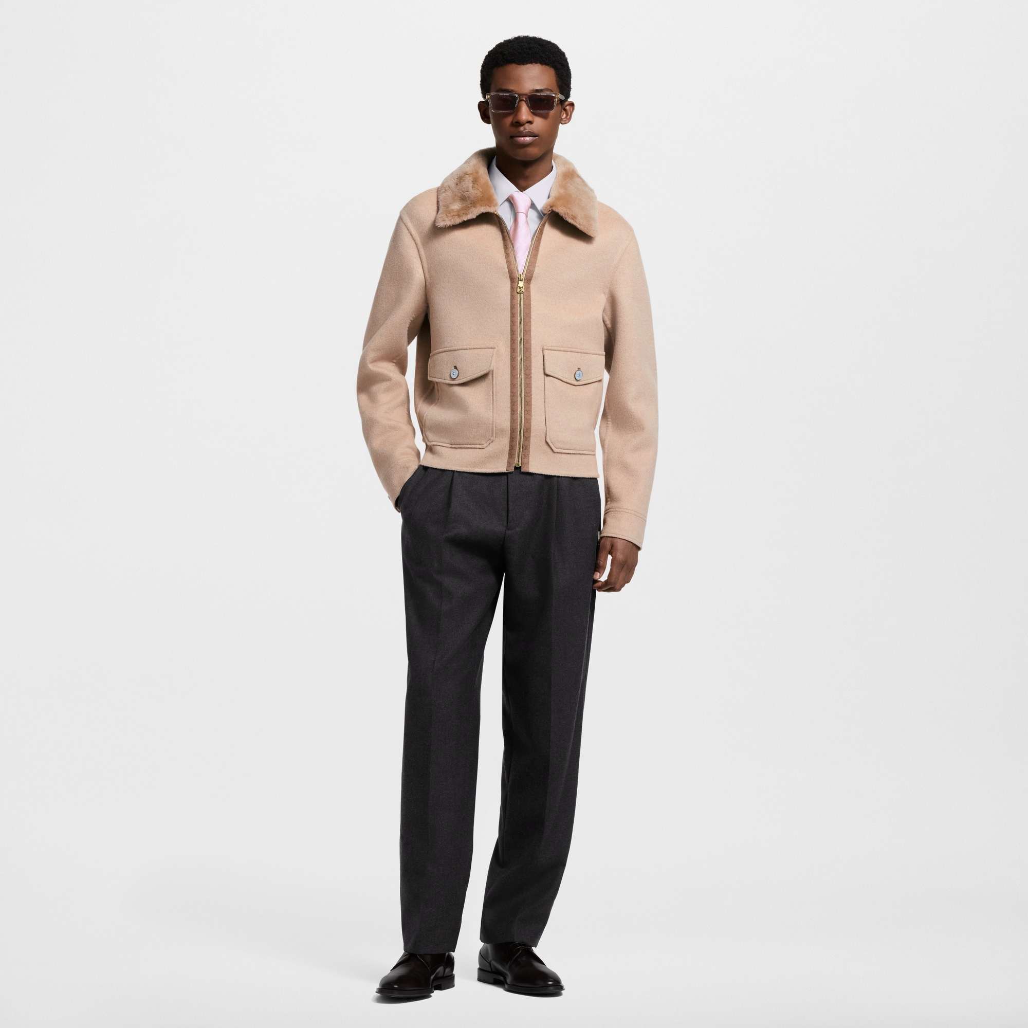 Double Face Blouson aus Vicuña-Kaschmirgemisch  Herren Ready to Wear Jacken und Mäntel | LOUIS VUITTON (Zoom)