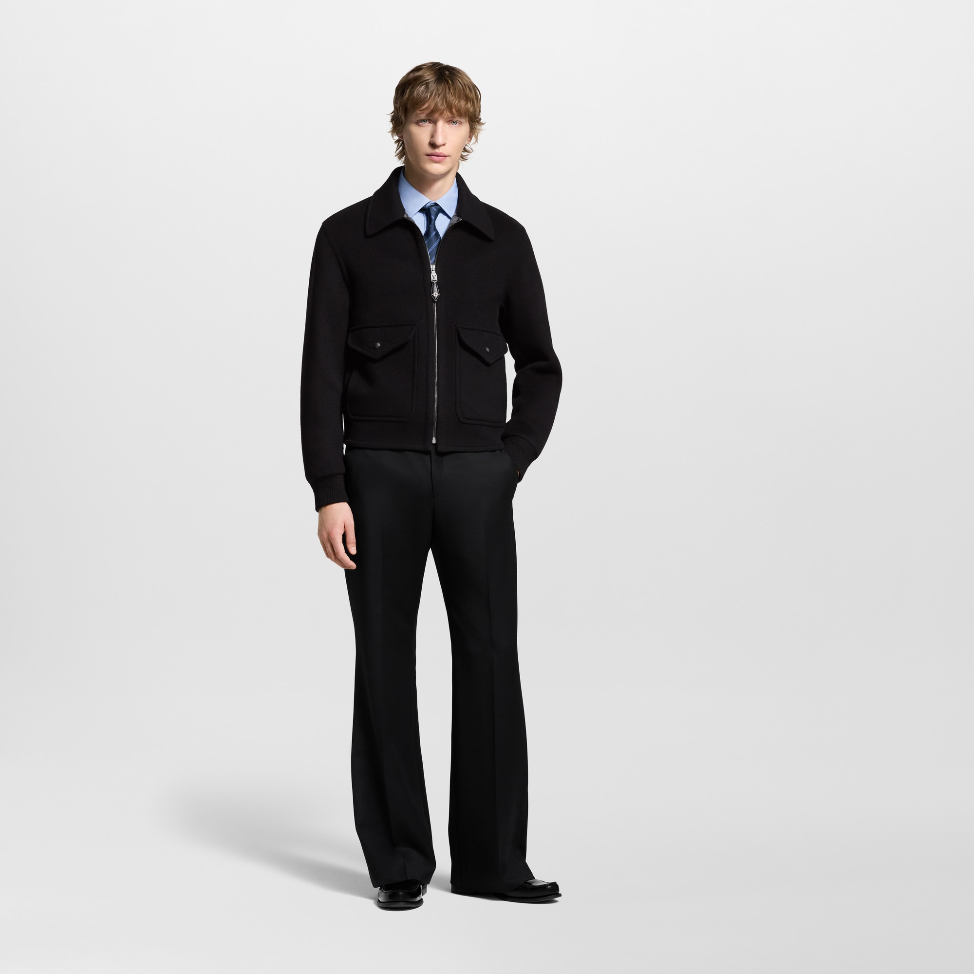Double Face Blouson aus Wolle und Seide  Herren Ready to Wear Jacken und Mäntel | LOUIS VUITTON (Zoom)