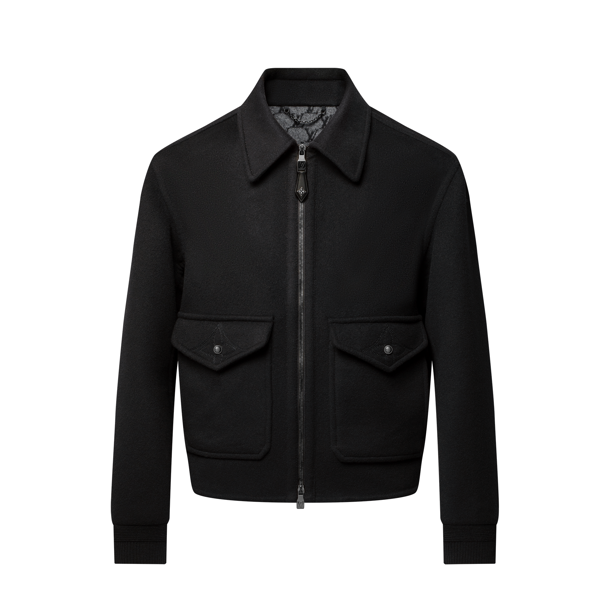 Double Face Blouson aus Wolle und Seide  Herren Ready to Wear Jacken und Mäntel | LOUIS VUITTON (Zoom)