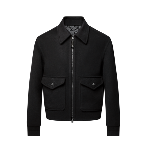 Double Face Blouson aus Wolle und Seide Herren Ready to Wear Jacken und Mäntel | LOUIS VUITTON (Zoom)