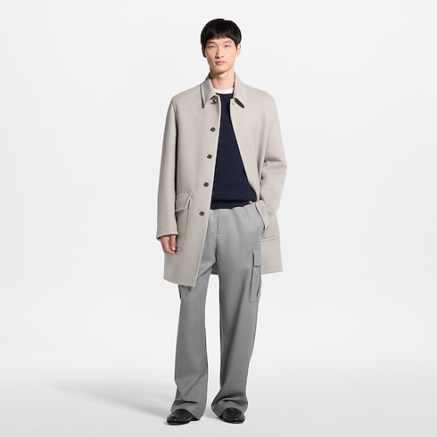 Double Face Car Coat aus Kaschmir Herren Ready to Wear Jacken und Mäntel | LOUIS VUITTON (Zoom)