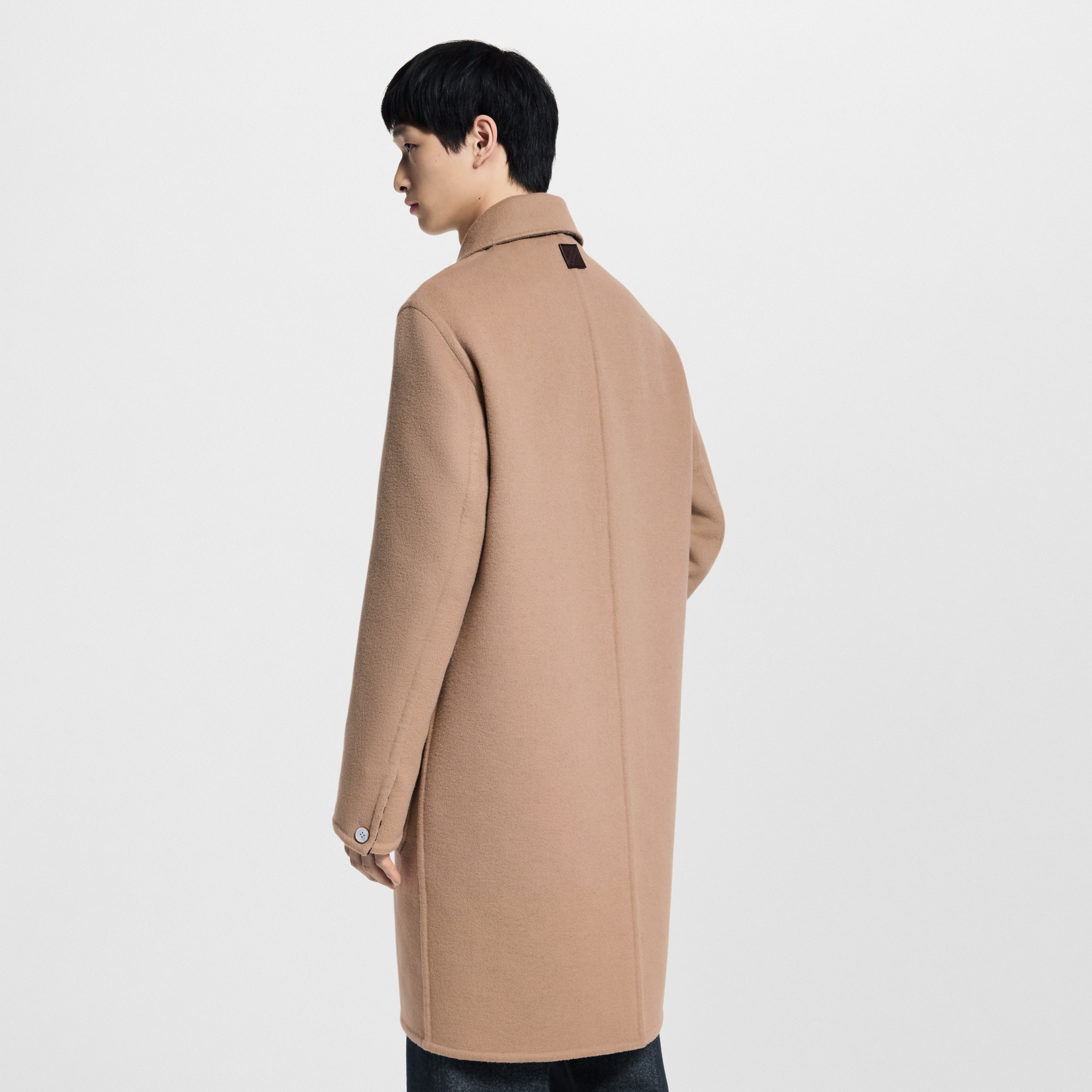 Double Face Car Coat mit Signatur auf der Tasche  Herren Ready to Wear Jacken und Mäntel | LOUIS VUITTON (Zoom)
