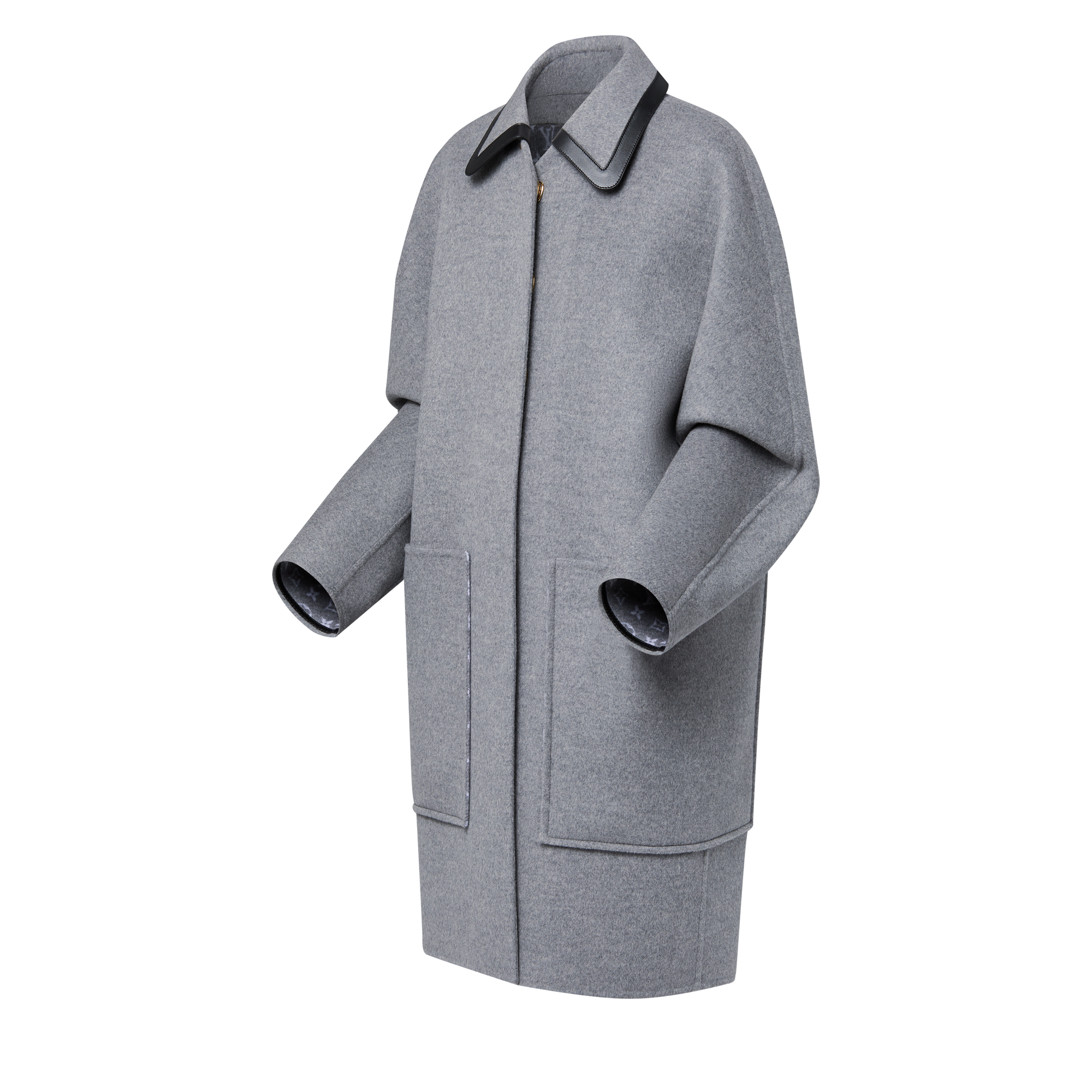Double Face Mantel mit abnehmbarem Kragen  Damen Ready to Wear Mäntel und Jacken | LOUIS VUITTON (Zoom)