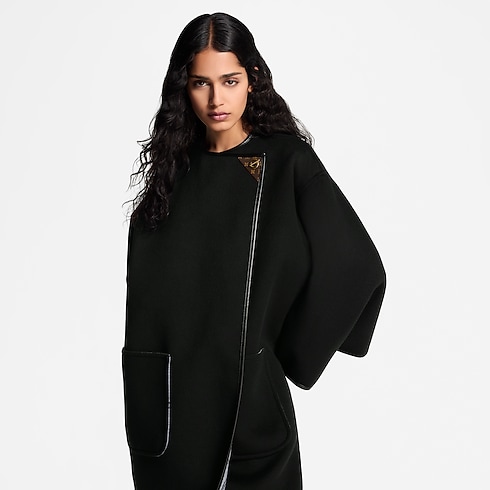 Double Face Mantel mit Details Damen Ready to Wear Mäntel und Jacken | LOUIS VUITTON (Zoom)