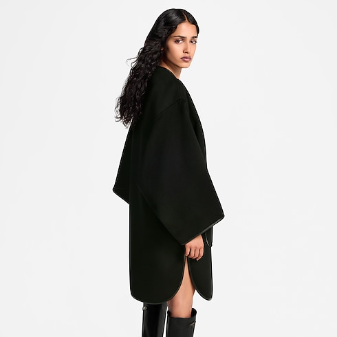 Double Face Mantel mit Details Damen Ready to Wear Mäntel und Jacken | LOUIS VUITTON (Zoom)