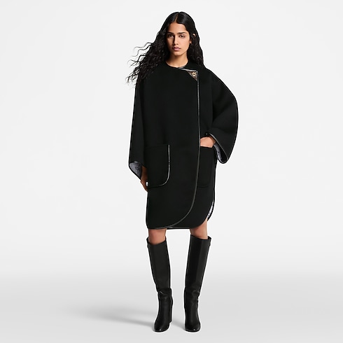 Double Face Mantel mit Details Damen Ready to Wear Mäntel und Jacken | LOUIS VUITTON (Zoom)