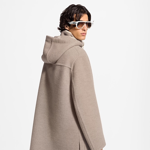 Double Face Mantel mit Kapuze Herren Ready to Wear Vollständige Ready to Wear | LOUIS VUITTON (Zoom)