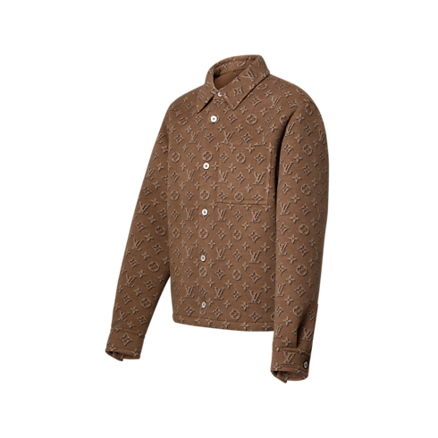 Double Face Overshirt mit Monogram Herren Ready to Wear Vollständige Ready to Wear | LOUIS VUITTON (Zoom)