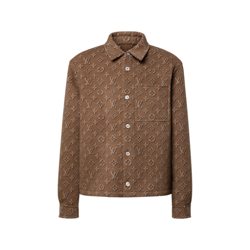 Double Face Overshirt mit Monogram Herren Ready to Wear Vollständige Ready to Wear | LOUIS VUITTON (Zoom)