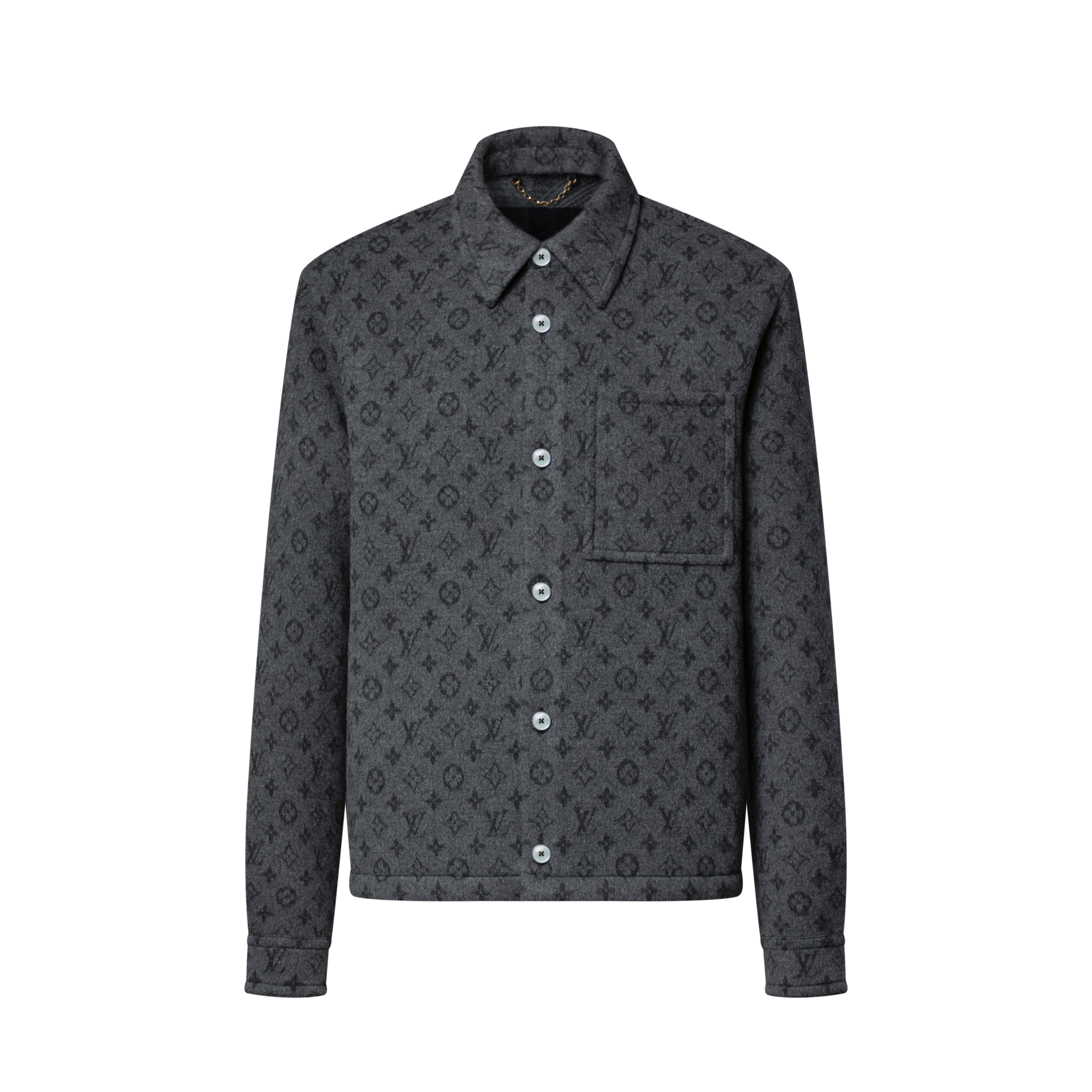 Double Face Overshirt mit Monogram  Herren Ready to Wear Vollständige Ready to Wear | LOUIS VUITTON (Zoom)