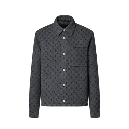 Double Face Overshirt mit Monogram Herren Ready to Wear Vollständige Ready to Wear | LOUIS VUITTON (Zoom)