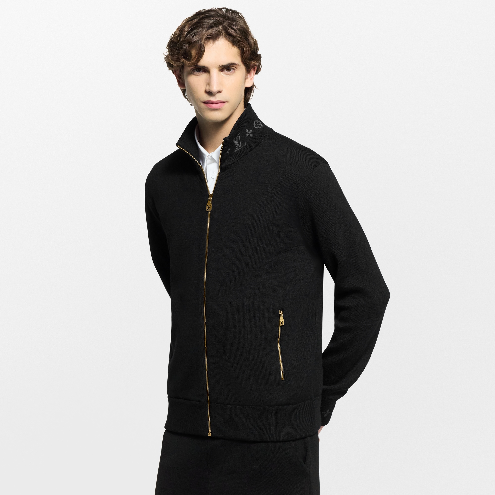 Double Face Travel Blouson aus Strick  Herren Ready to Wear Vollständige Ready to Wear | LOUIS VUITTON (Zoom)