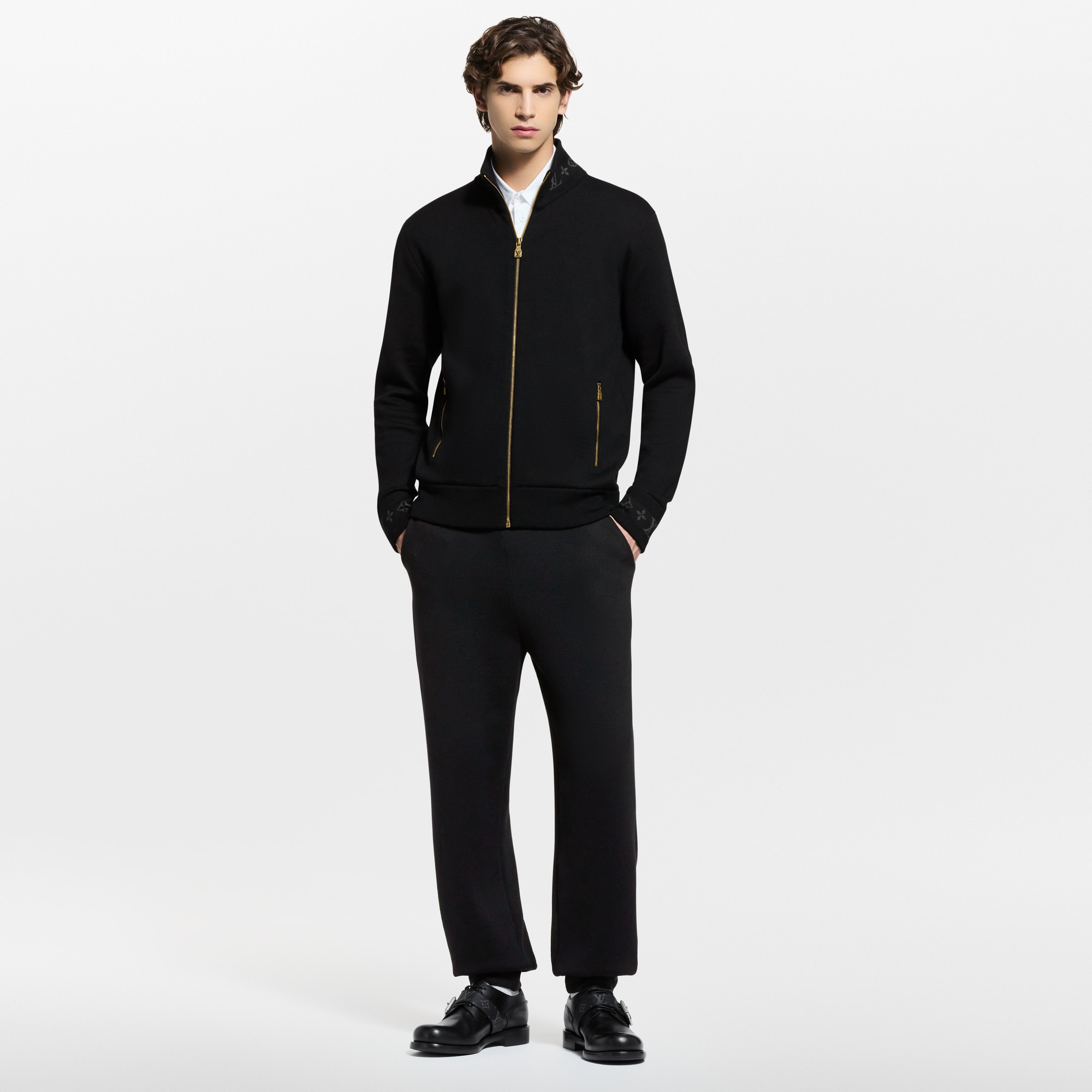 Double Face Travel Blouson aus Strick  Herren Ready to Wear Vollständige Ready to Wear | LOUIS VUITTON (Zoom)