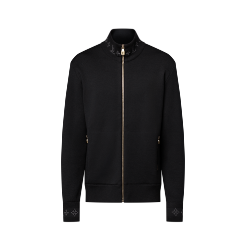 Double Face Travel Blouson aus Strick Herren Ready to Wear Vollständige Ready to Wear | LOUIS VUITTON (Zoom)