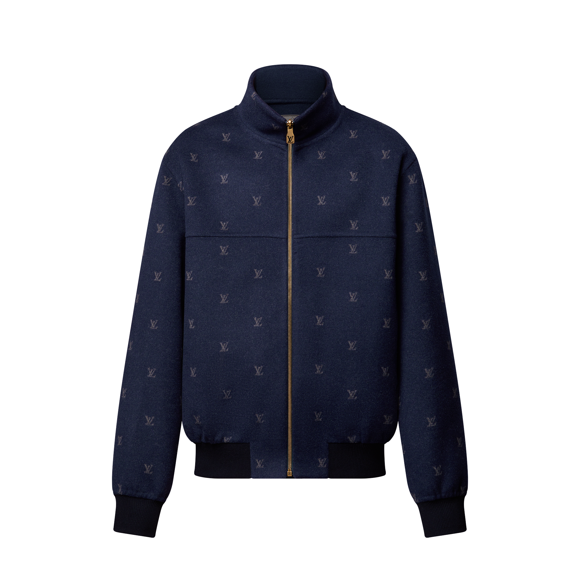 Double Face Wende-Blouson aus Woll-Seidengemisch mit LV Blason-Motiv  Herren Ready to Wear Jacken und Mäntel | LOUIS VUITTON (Zoom)