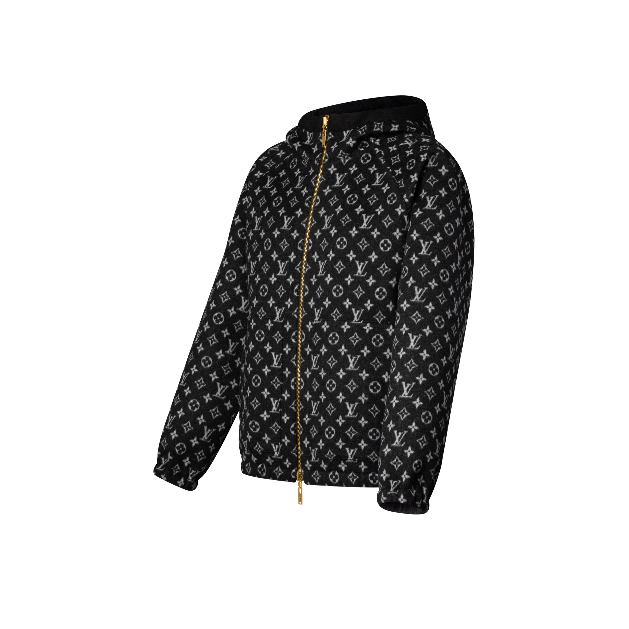 Double Face Wende-Hoodie  Damen Ready to Wear Mäntel und Jacken | LOUIS VUITTON (Zoom)