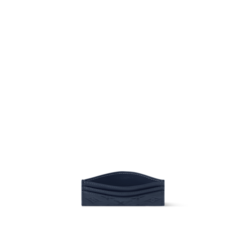 Double Kartenetui Monogram Shadow Leder Taschen und Kleinlederwaren Herren Kleinlederwaren Kartenetuis | LOUIS VUITTON (Zoom)