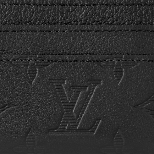 Double Kartenetui Monogram Shadow Leder Taschen und Kleinlederwaren Herren Kleinlederwaren Kartenetuis | LOUIS VUITTON (Zoom)