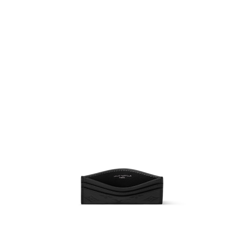 Double Kartenetui Monogram Shadow Leder Taschen und Kleinlederwaren Herren Kleinlederwaren Kartenetuis | LOUIS VUITTON (Zoom)