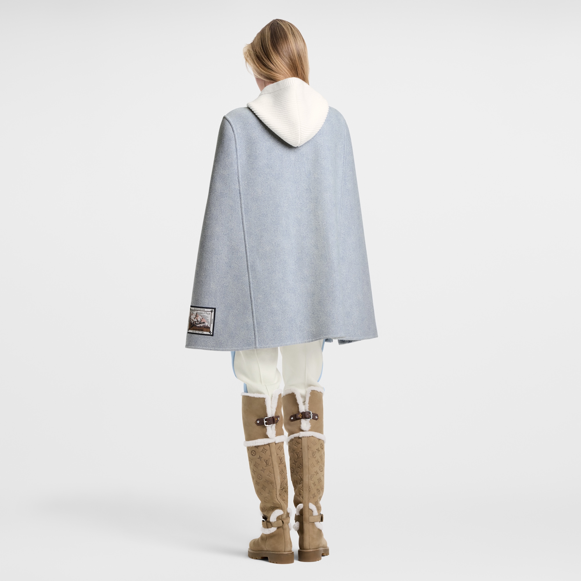 Doubleface Cape in Denim-Optik  Damen Ready to Wear Mäntel und Jacken | LOUIS VUITTON (Zoom)