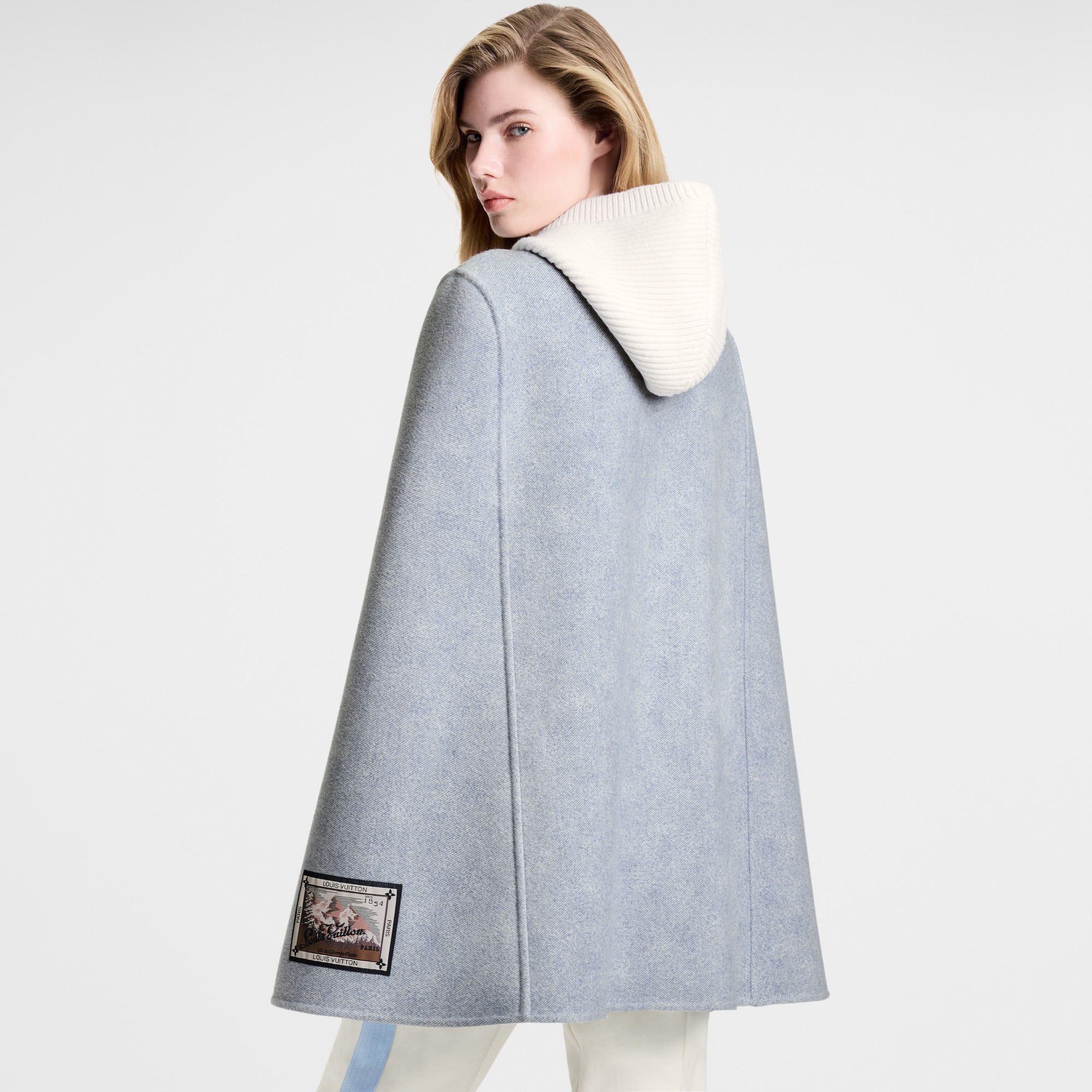 Doubleface Cape in Denim-Optik  Damen Ready to Wear Mäntel und Jacken | LOUIS VUITTON (Zoom)