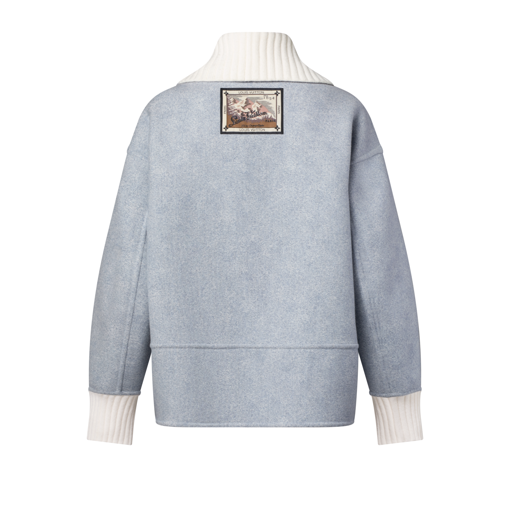 Doubleface Jacke mit Denim-Effekt  Damen Ready to Wear Mäntel und Jacken | LOUIS VUITTON (Zoom)
