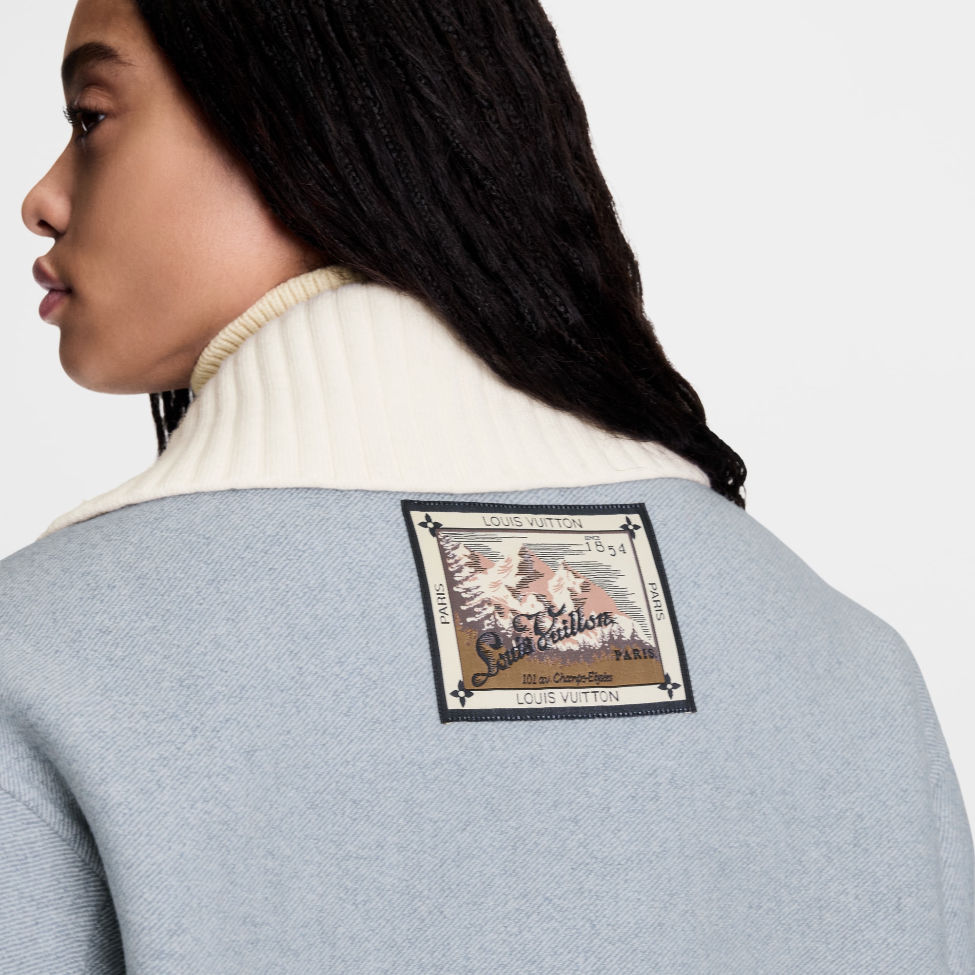 Doubleface Jacke mit Denim-Effekt  Damen Ready to Wear Mäntel und Jacken | LOUIS VUITTON (Zoom)