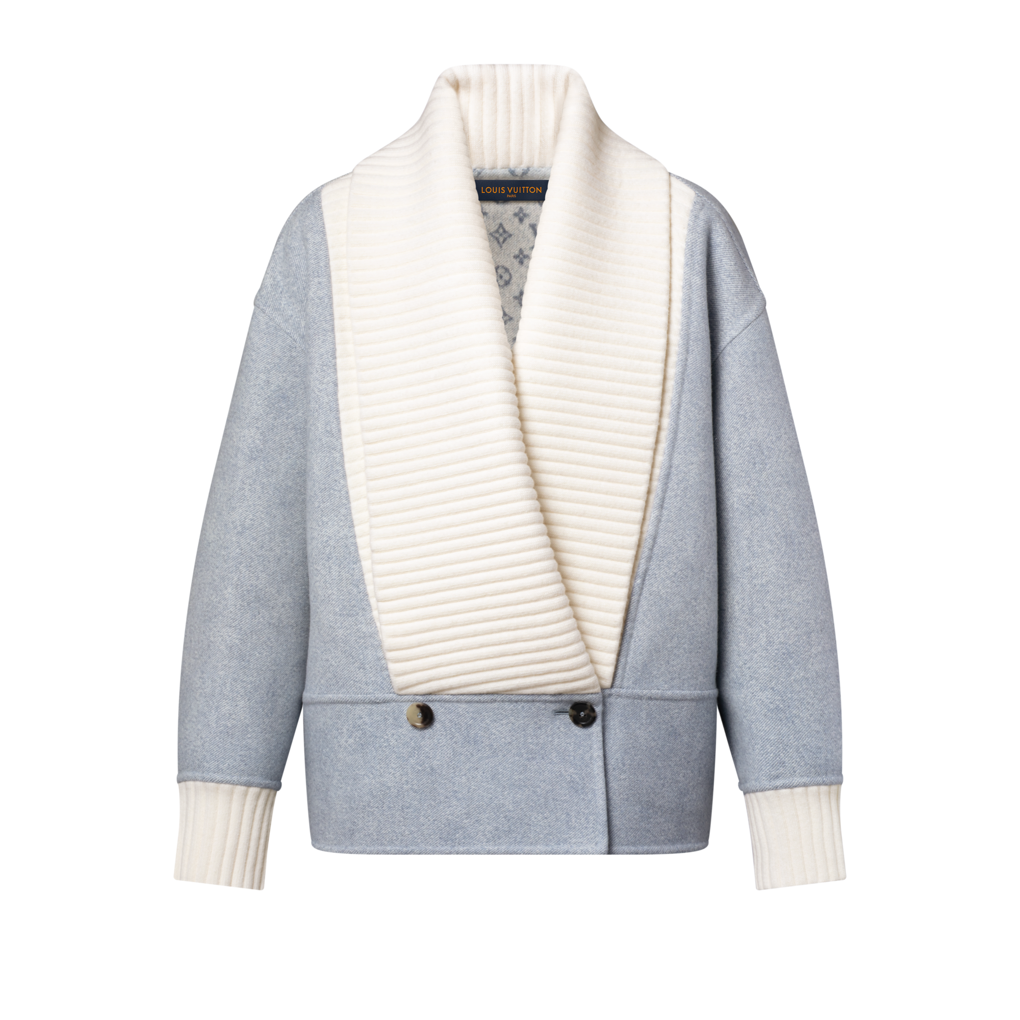 Doubleface Jacke mit Denim-Effekt  Damen Ready to Wear Mäntel und Jacken | LOUIS VUITTON (Zoom)