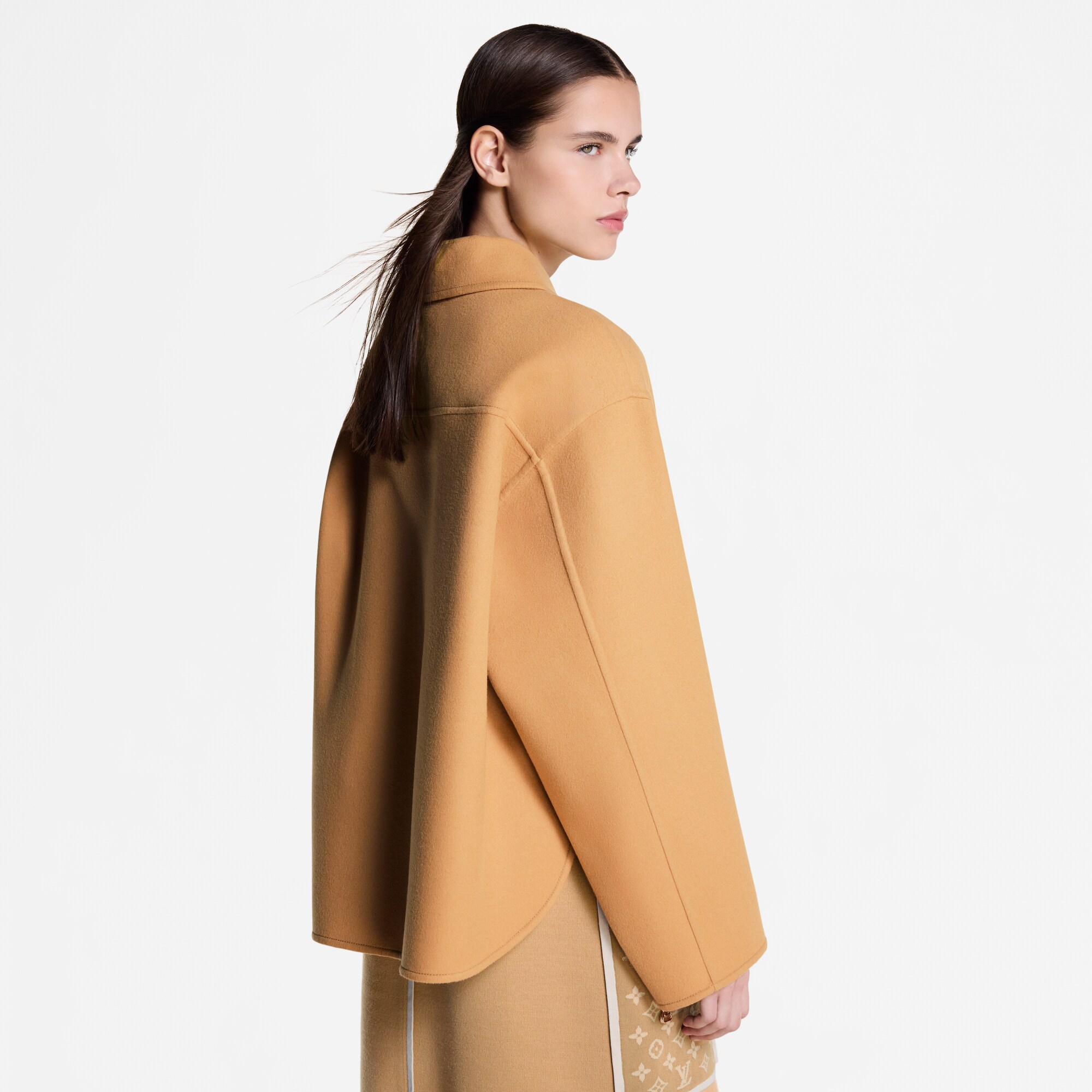 Doubleface Overshirt mit Reißverschlüssen an den Ärmeln  Damen Ready to Wear Mäntel und Jacken | LOUIS VUITTON (Zoom)