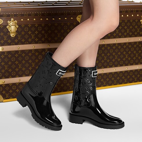 Drops halbhohe Regenstiefel Damen Schuhe Stiefel und Ankle Boots | LOUIS VUITTON (Zoom)