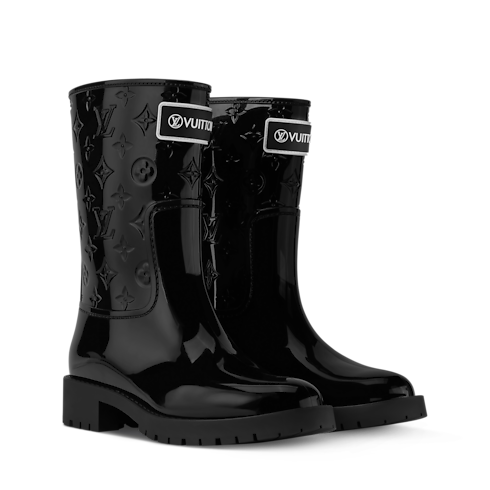 Drops halbhohe Regenstiefel Damen Schuhe Stiefel und Ankle Boots | LOUIS VUITTON (Zoom)