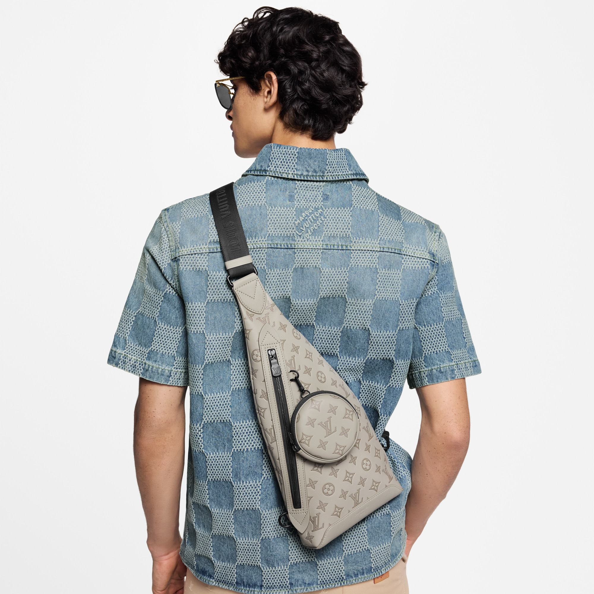 Duo Sling Bag Monogram Shadow Leder Taschen und Kleinlederwaren Damen Handtaschen Neuheiten | LOUIS VUITTON (Zoom)