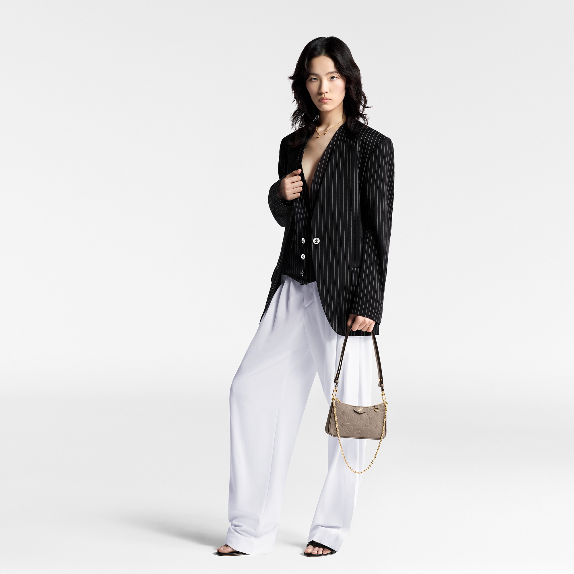 Easy Pouch On Strap Monogram Empreinte Leder - Geldbörsen und 