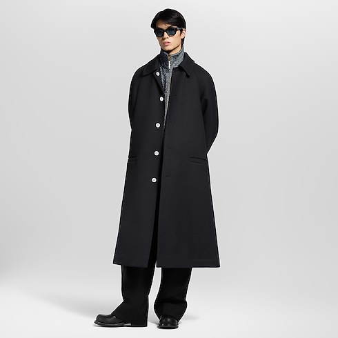 Einreihiger, oversized Mantel Herren Ready to Wear Jacken und Mäntel | LOUIS VUITTON (Zoom)