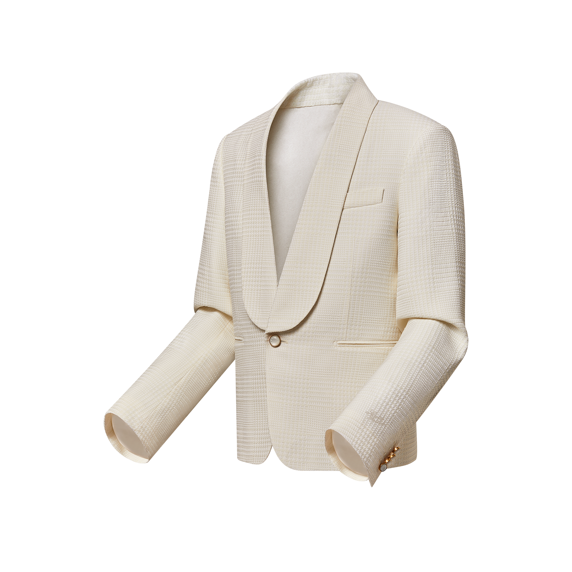 Einreihiges Evening Jackett aus Woll-Seidengemisch  Herren Ready to Wear Sakkos und Jacketts | LOUIS VUITTON (Zoom)
