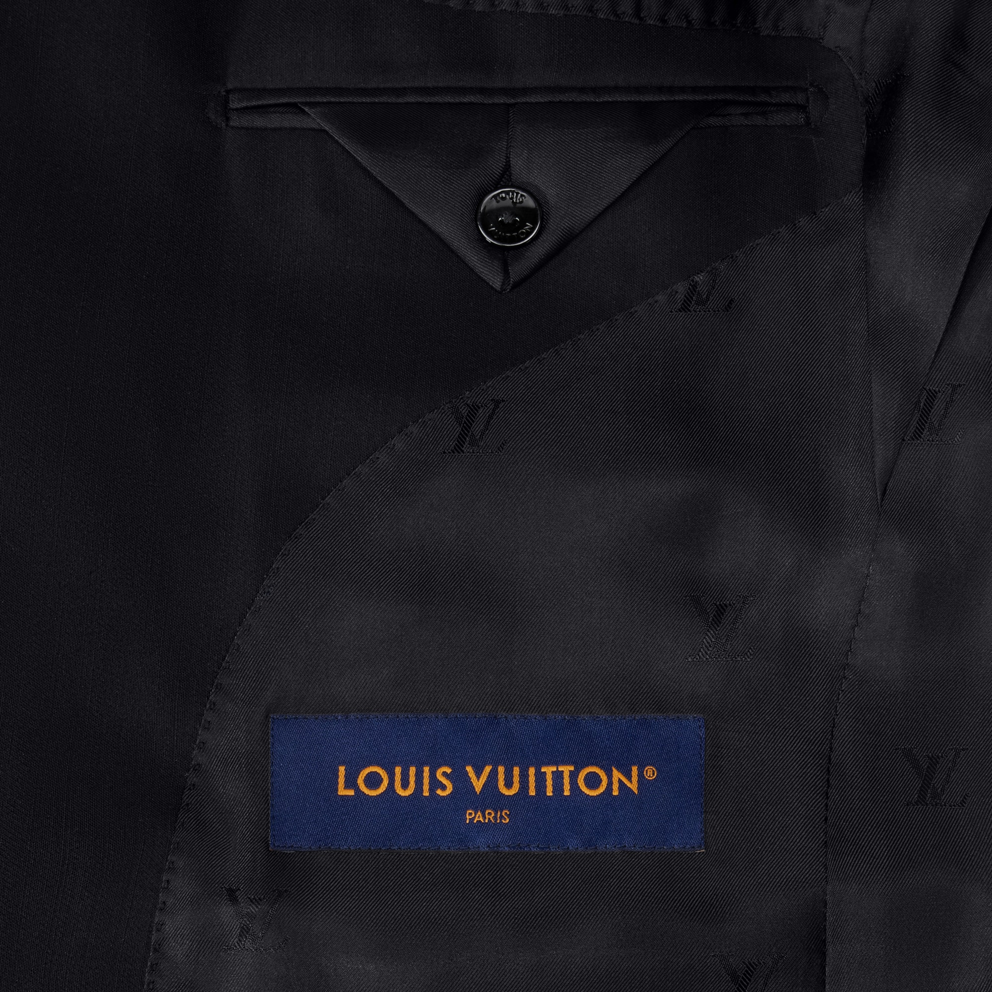 Einreihiges Evening Jackett in Pont Neuf-Passform aus Satin  Herren Ready to Wear Sakkos und Jacketts | LOUIS VUITTON (Zoom)