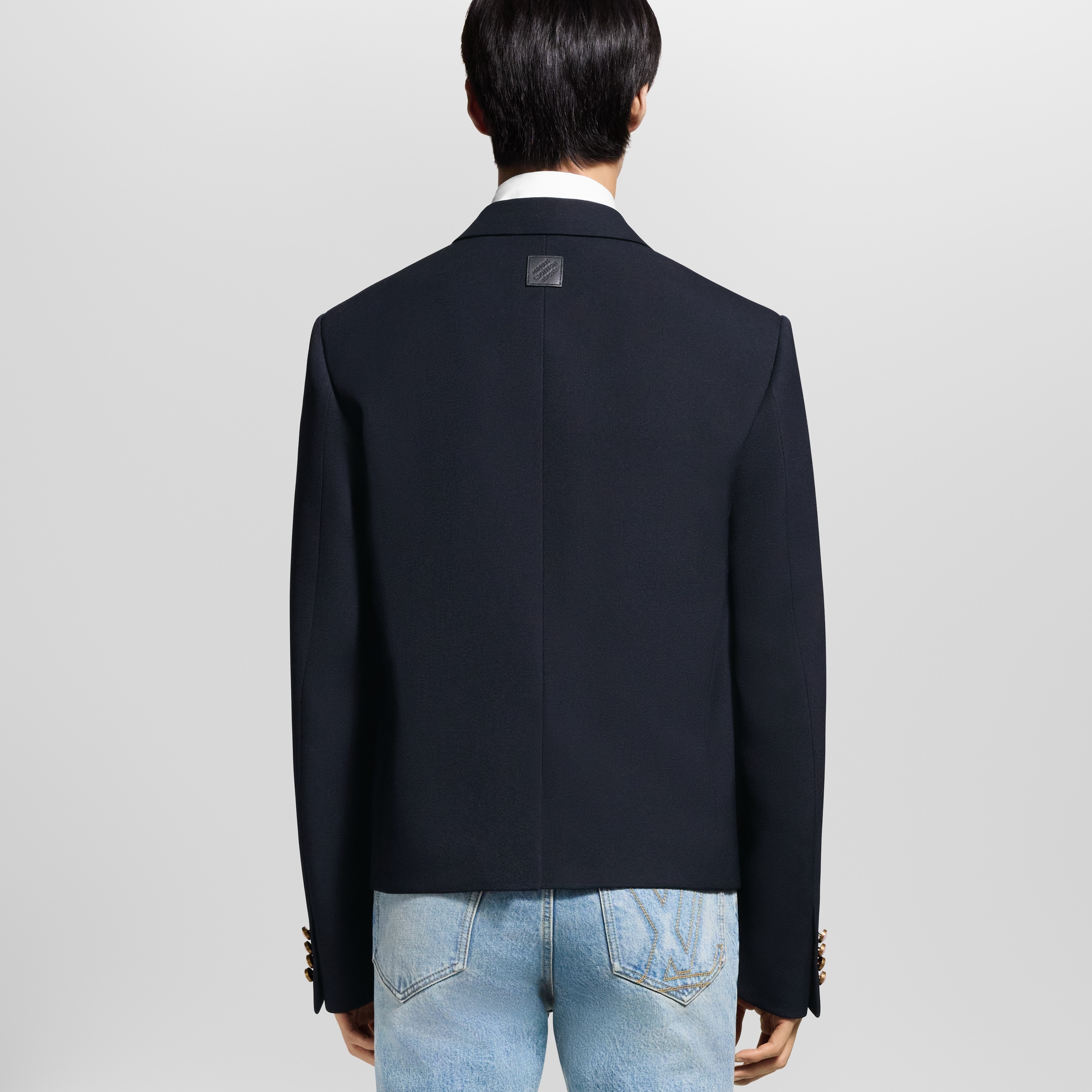 Einreihiges, gekürztes Jackett im klassischen Stil  Herren Ready to Wear Sakkos und Jacketts | LOUIS VUITTON (Zoom)
