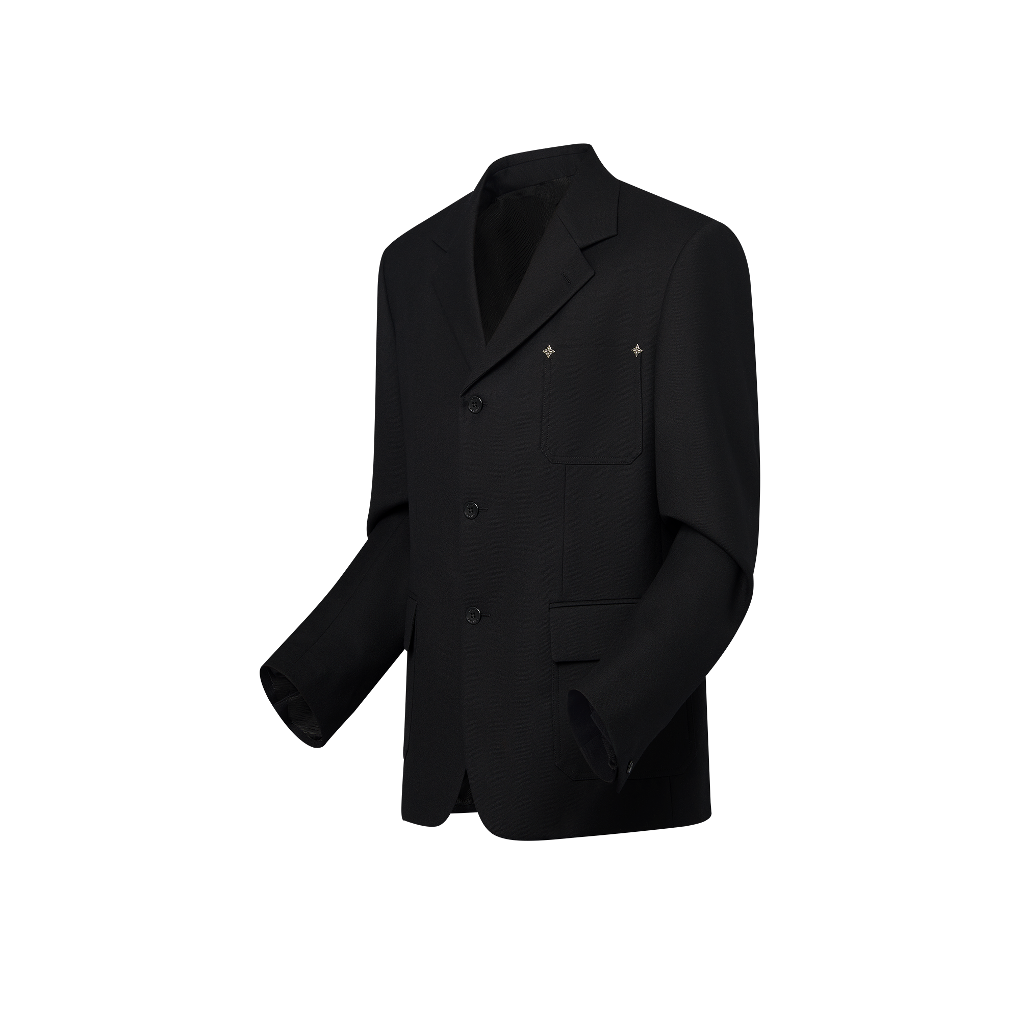 Einreihiges Jackett aus Wolle im Maßkonfektions-Stil  Herren Ready to Wear Sakkos und Jacketts | LOUIS VUITTON (Zoom)