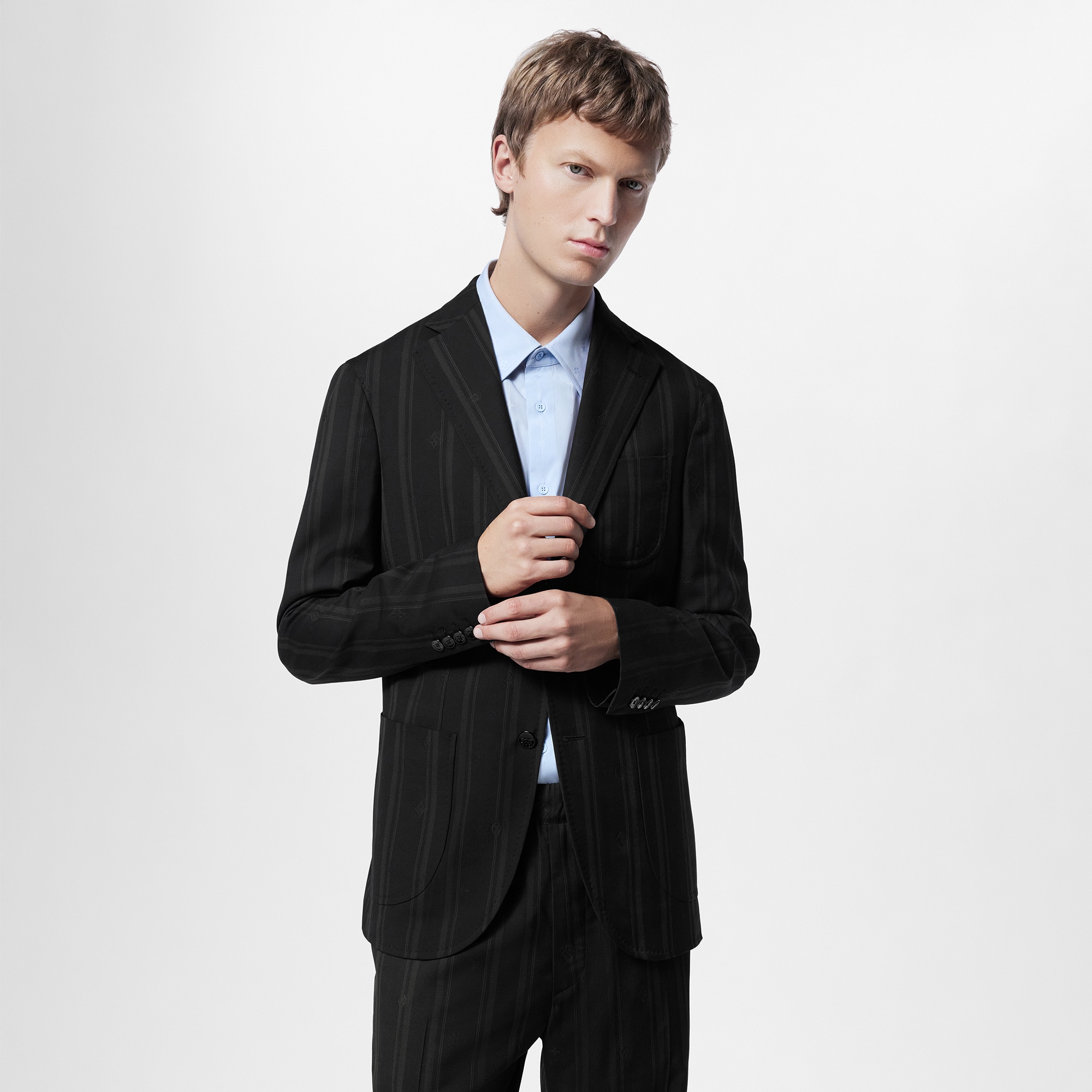 Einreihiges Napolitana Jackett aus Wolle  Herren Ready to Wear Sakkos und Jacketts | LOUIS VUITTON (Zoom)