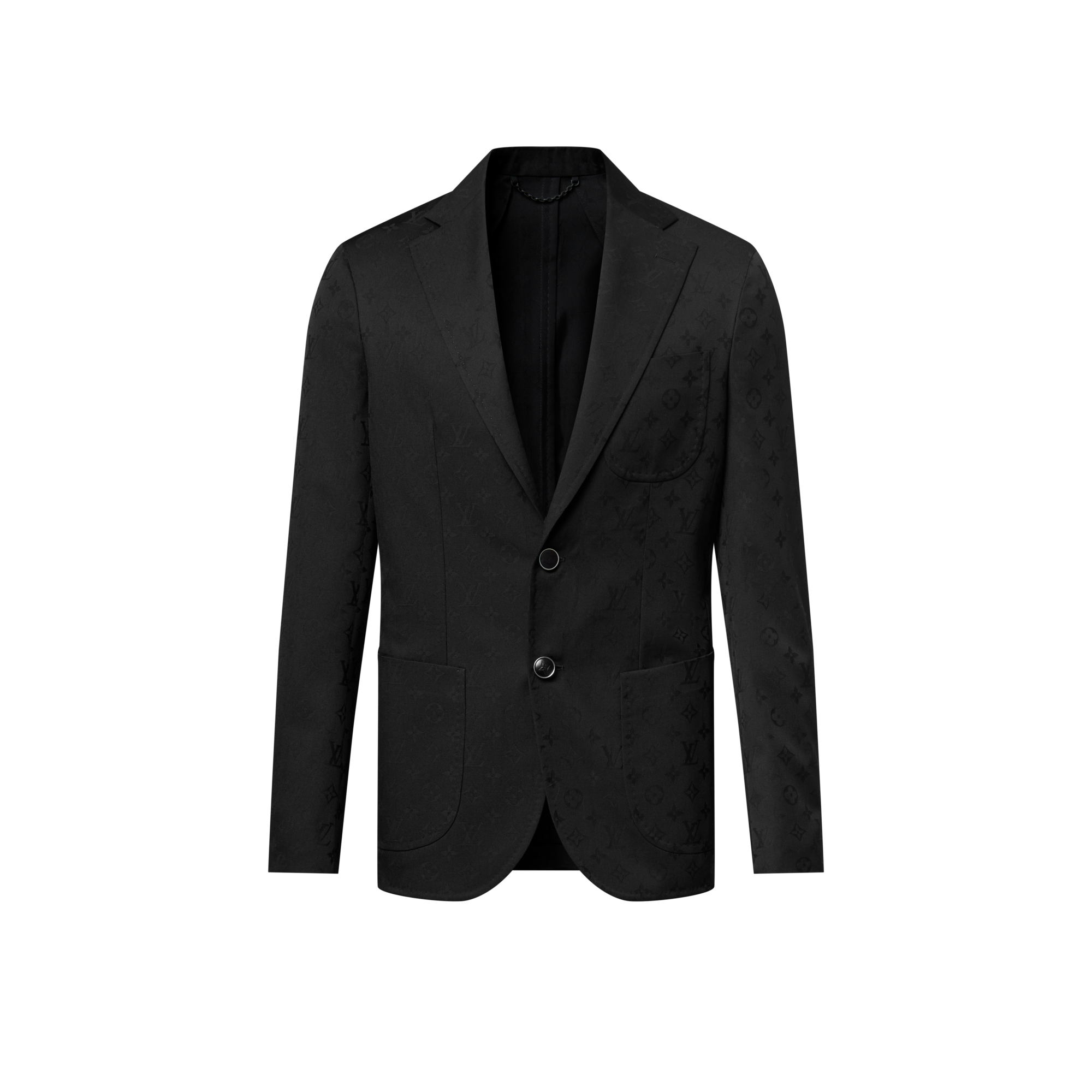 Einreihiges Napolitana Jackett mit Monogram  Herren Ready to Wear (Zoom)