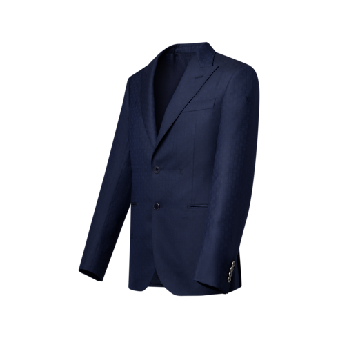 Einreihiges Pont Neuf Jackett mit Damier-Motiv Herren Ready to Wear Sakkos und Jacketts | LOUIS VUITTON (Zoom)