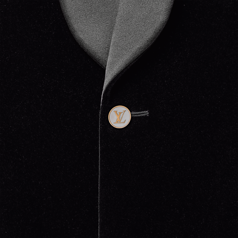Einreihiges Smoking Jackett aus Samt Herren Ready to Wear Sakkos und Jacketts | LOUIS VUITTON (Zoom)