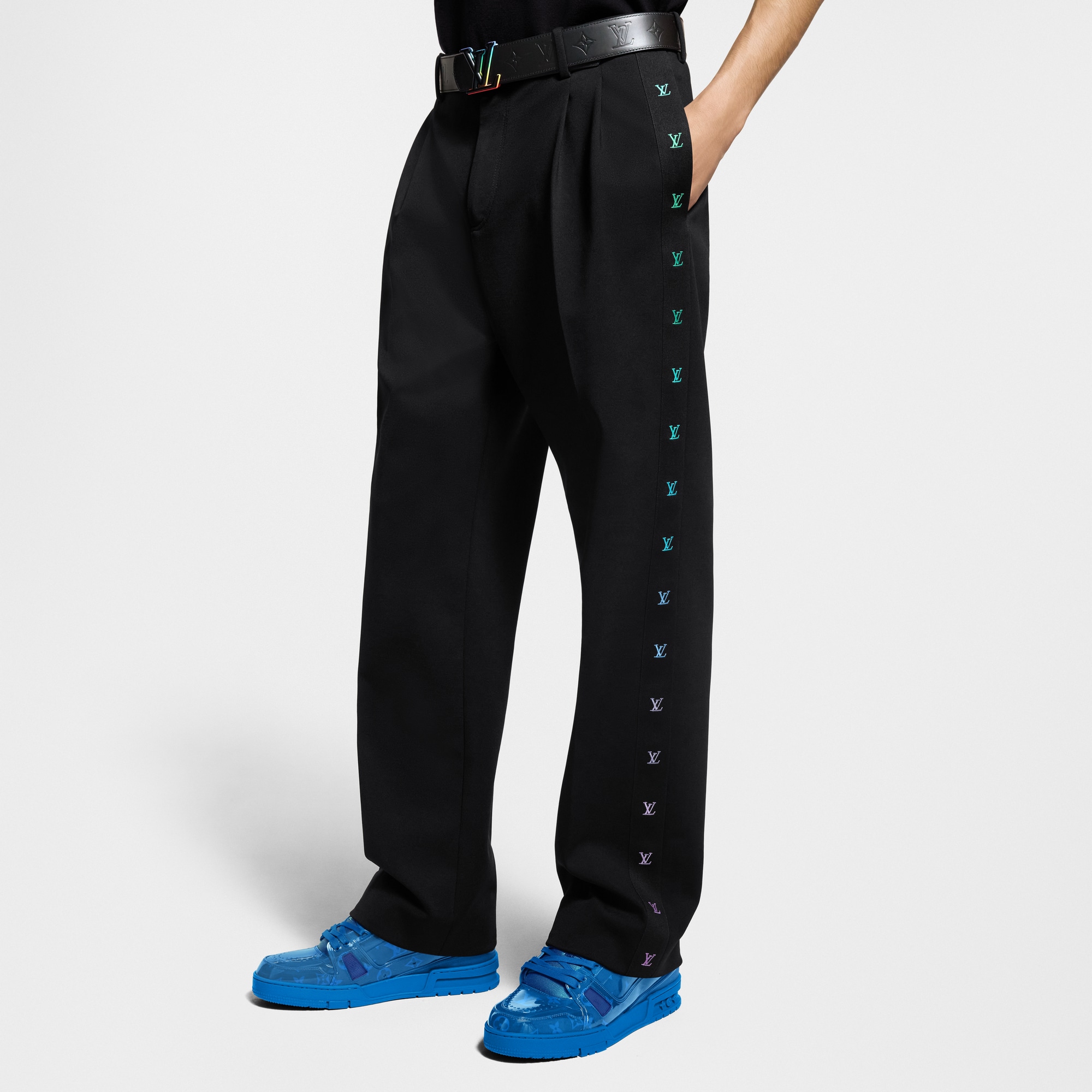 Elegante Hose aus Jersey im Maßkonfektions-Stil  Herren Ready to Wear Hosen | LOUIS VUITTON (Zoom)