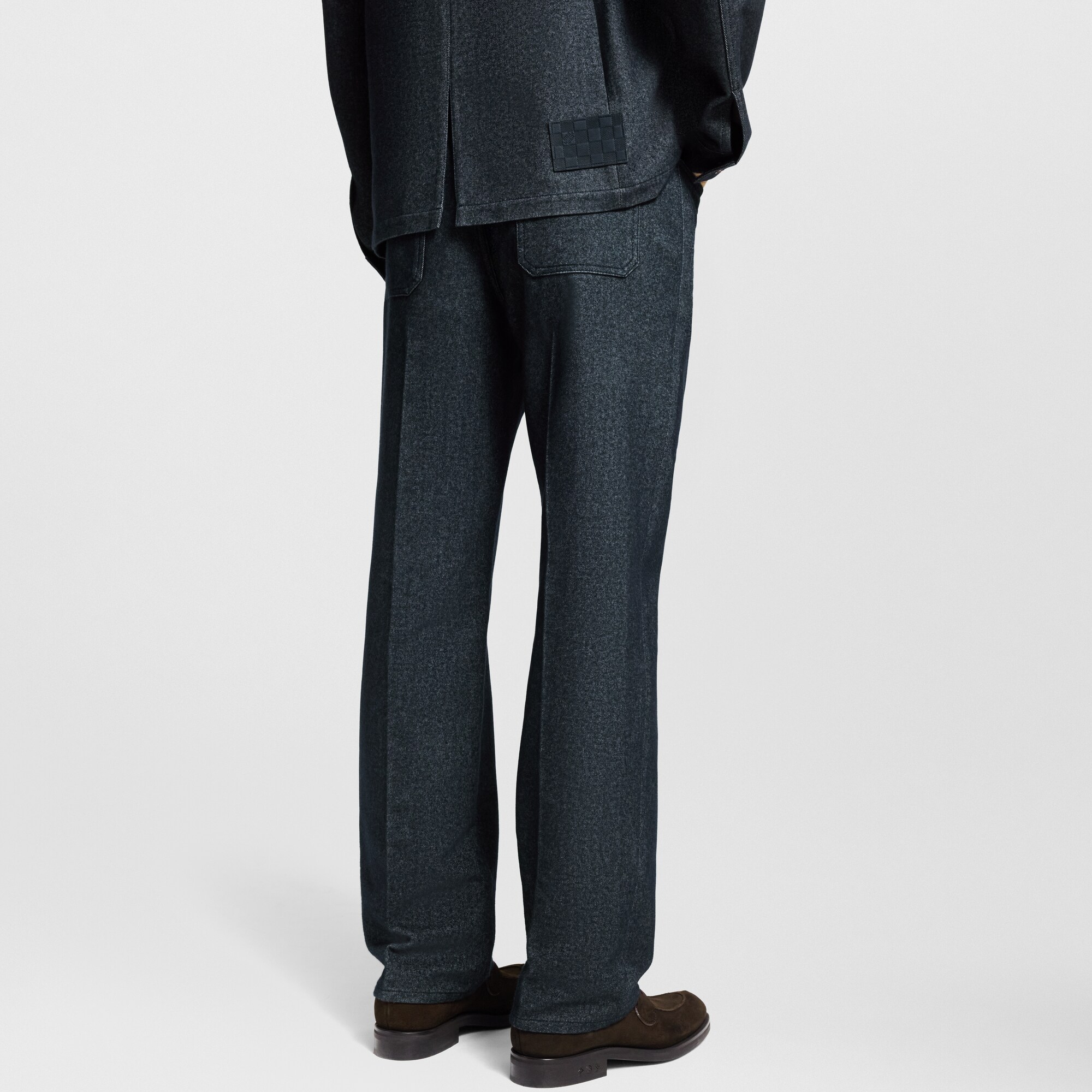Elegante Hose im Stil einer Jeans aus Kaschmirgemisch  Herren Ready to Wear Denim | LOUIS VUITTON (Zoom)