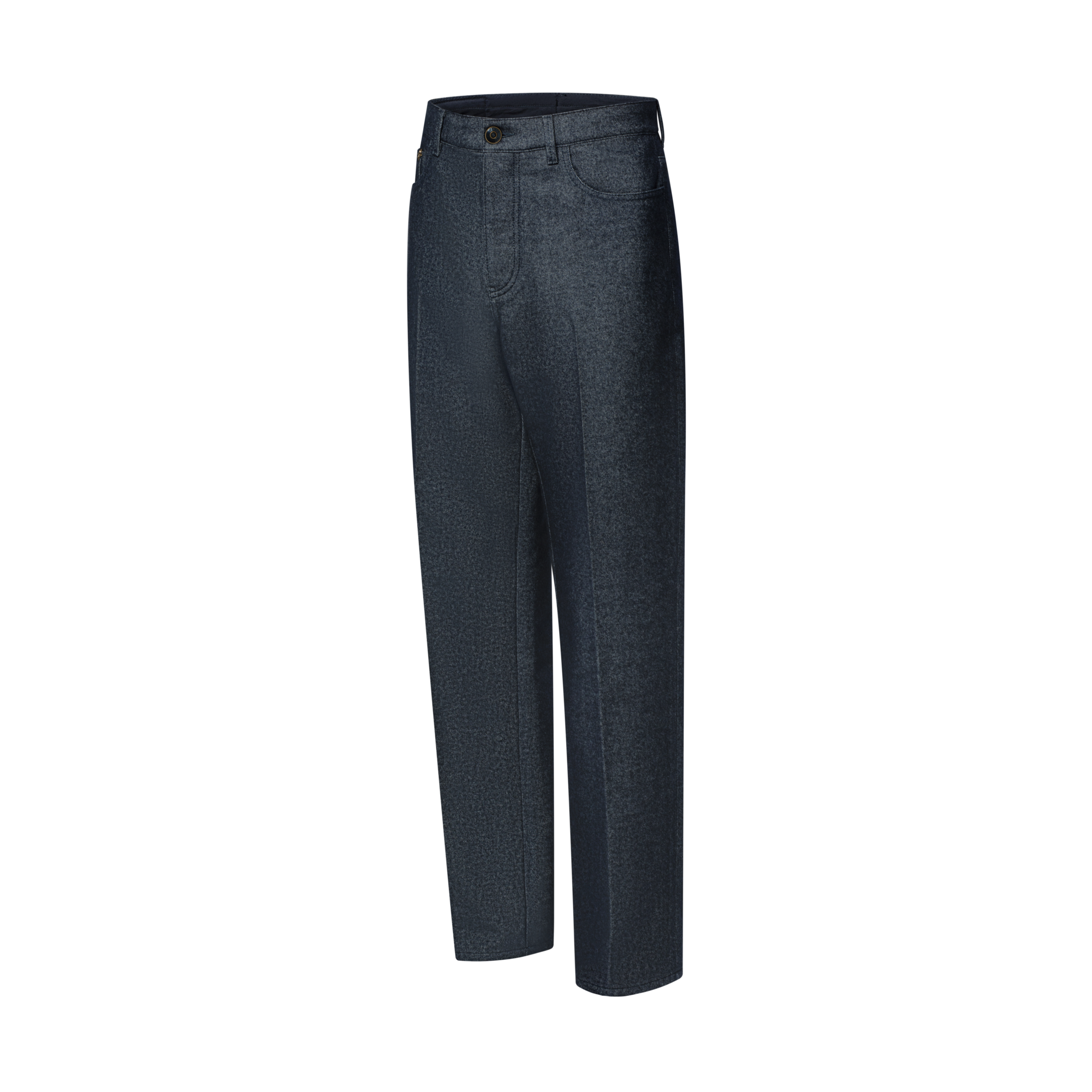 Elegante Hose im Stil einer Jeans aus Kaschmirgemisch  Herren Ready to Wear Denim | LOUIS VUITTON (Zoom)